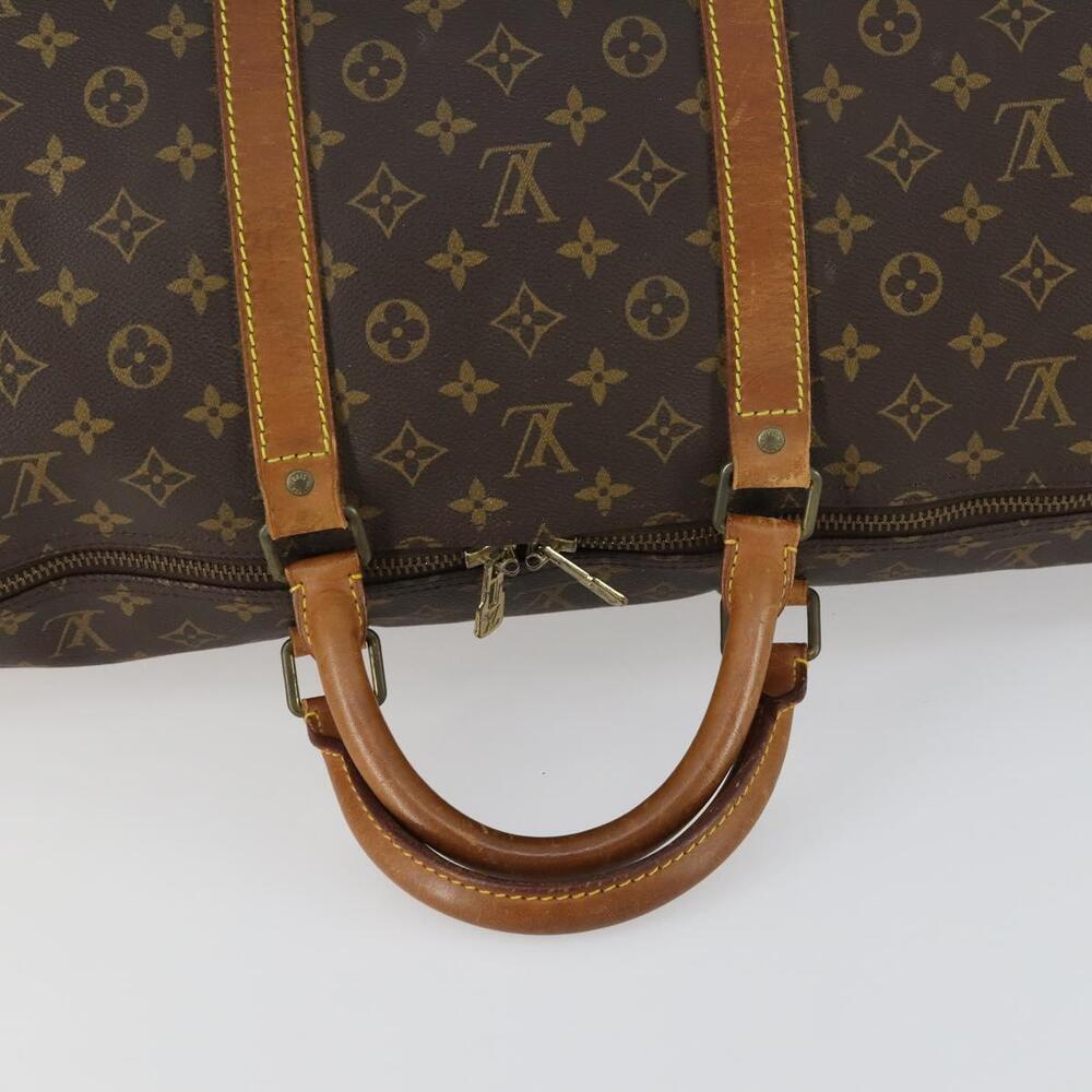LOUIS VUITTON Monogram Keepall 60 Boston Bag M41422 LV Auth hk3288 - Picture 7 of 16